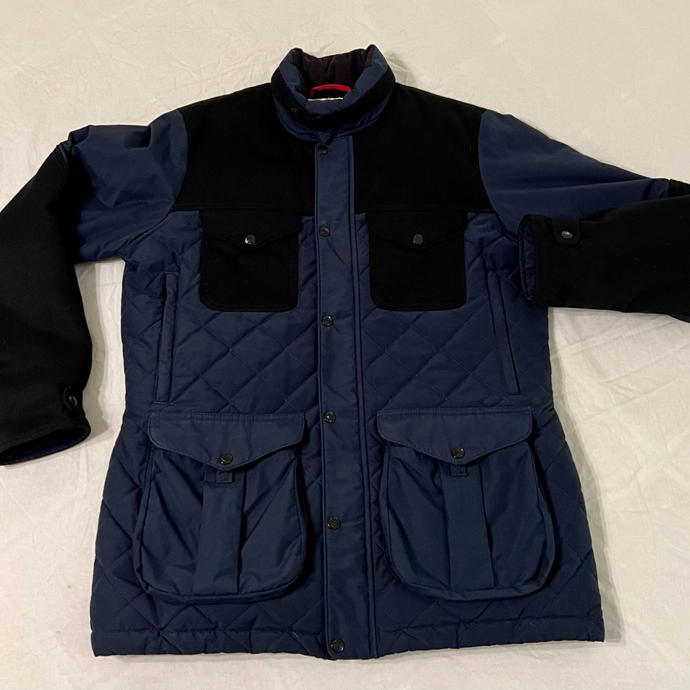 Filson Cold Wether Coat, European Goose Down & Wool. Skeet Trap Shooting jacket.